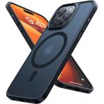 Torras iPhone 15 Pro (6.1") Guardian Magnetic Case - Black MagSafe Compatible - Translucent Slim