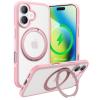 Torras iPhone 16 Plus (6.7") Ostand R Fusion Spin Case - Pink All in One: Magnetic / Stand / Ring Holder - 360 Spin Torras iPhone 16 Plus (6.7") Ostand R Fusion Spin Case - Pink All in One: Magnetic / Stand / Ring Holder - 360 Spin