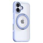Torras iPhone 16 (6.1") Ostand R Fusion Spin Case - Light Blue All in One: Magnetic / Stand / Ring Holder - 360 Spin