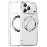 Torras iPhone 17 Pro Max (6.9") 2025 Ostand Pro Case - Clear , Full Camera Control Button Coverage, MagSafe Compatible, Military Grade Drop Protection, MagSafe Compatible, 360 Spin Kickstand