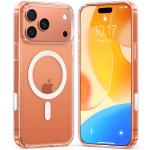 Torras iPhone 17 Pro Max (6.9") 2025 Guardian Magnetic Case - Clear , Full Camera Control Button Coverage, Fit for MagSafe, Military Grade Drop Protection, Slim Profile & Secure Grip, includes Exclusive Detachable 3-Color Buttons