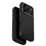 Uniq iPhone 17 Pro (6.3") 2025 Magclick Charging Keva Case - Carbon Black Built in Haptic Buttons - Compatible with Magnetic Wireless Charging