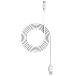 ZAGG Mophie Essential USB-A to USB-C Cable - 2m - White TPE Material