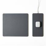 Pout HANDS 3 SPLIT 15W Detachable Fast Wireless Charging Mouse Pad - Dust Grey - Compatible with all QI enabled devices Apple iPhone