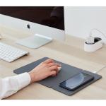 Pout HANDS 3 SPLIT 15W Detachable Fast Wireless Charging Mouse Pad - Midnight Blue - Compatible with  all QI enabled devices Apple iPhone