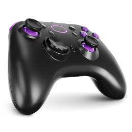 Cooler Master Storm Controller with wired and wireless connectivity, long battery life, ergonomic hand-sculpted design, anti-slip texture