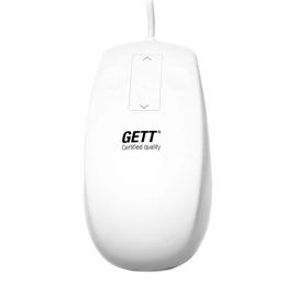 GETT Waterproof MSI-U10030 Silicone,Dishwasher safe,Antimicrobial,Medical Grade,IP68 USB Touch Scroll Optical Mouse