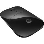 HP Z3700 Wireless Mouse - Black Onyx Glossy Slim - Portable design - 2.4GHz - Blue LED - 1200 DPI - for Windows 7 / 8 / 10 / Mac OS 10. 3 or later  or Chrome OS