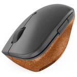 Lenovo Go Wireless Vertical Mouse - Storm Grey Optical - Wireless 2.40 GHz - USB-A - 2400 dpi - Scroll Wheel - 6 Button(s) - 3 Programmable Buttons