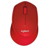 Logitech M331 Silent Wireless Mouse - Red