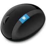Microsoft Sculpt Ergonomic Mouse - BlueTrack - Wireless - 7 Button(s) - Black - Radio Frequency - USB 2.0 - 1000 dpi - Tilt Wheel