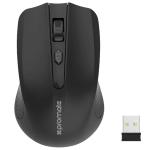 Promate CLIX-8.BLK Ergonomic Wireless Mouse - Black 2.4GHz - Works with a range of up to 10m - Auto sleep function - Plug and play - Low power consumption