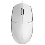 Rapoo N100WHITE N100 Wired Mouse - White USB - Optical Mouse -1600 DPI - High-definition tracking engine - Anti-slip scroll wheel