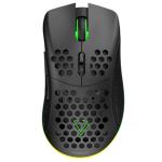 Vertux AMMOLITE Dual Model Wireless Gaming Mouse - Black Honeycomb Ventilated Design - 16000 DPI - Lag Free Sensor - Programmable LED and Buttons - Wireless Distance 10M