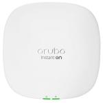 Aruba Instant On AP25 4x4 Smart Mesh Wi-Fi 6 Indoor Access Point with 2.5G Uplink Port, Dual-Band AX5300, 802.3at PoE 20W (PSU Included)
