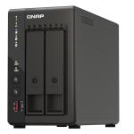QNAP QVP-21C 2-Bay High-Performance NVR for SMBs and SOHO, Intel Quad Core Upto 2.6 GHz, 8GB DDR4 (16GB Max), 2x M.2, 4x USB, 2x HDMI, 2x 2.5 GbE, Come with 8 Camera license (16 Max)