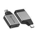 Alogic ULCDPMN-SGR  ULTRA MINI USB- C (MALE) TO DISPLAYPORT (FEMALE) ADAPTER