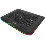 DEEPCOOL N80 RGB Gaming Notebook Cooling Pad Upto 17.3" Notebook Dual 14cm Fans Adjustable Angles