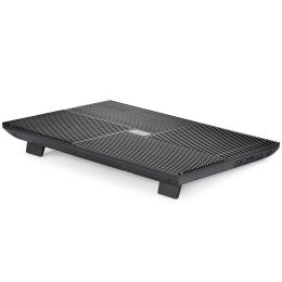 DEEPCOOL MULTI CORE X8 Support 17.3" Laptop, 4X Built in Fans, 4 aluminum panels with Vertical Airflow Design
