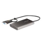 StarTech 109B-USBC-HDMI USB-C to Dual-HDMI Adapter 4K 60Hz PD