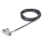 StarTech.com DUALKA10-LAPTOP-LOCK 10-Pack Dual-Access Laptop Lock - 6.5ft (2m) - Keyed Alike and Combination Security Cable Lock for K-Slot Devices, Anti-Theft Steel Cable