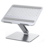 UGREEN LP339-40291 Aluminum Desktop Laptop Stand - Foldable Notebook Riser - Silver - Multi-Angle Adjustable Desktop Holder - Support up to 17.3" Laptop - Weight Support 5kg