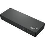 Lenovo 135W Quad 4K Thunderbolt 4 Docking Station Gen3, 5 x USB Ports - Network (RJ-45) - 2 x Displayports - 1 x HDMI port - 1 x USB-C port( Support upto 4 monitors) 135W Power adapter  standard Thunderbolt cable