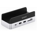 Orico MiniDock - Vertical Mac Mini 4 Docking - DIY Assemble , Support up to 8TB M.2 NVMe SSD  ( Dock Stand Only , Mac Mini not incluede )