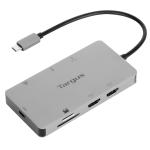 Targus DOCK423 USB-C Dual 4K Alt Mode Mobile Dock, support 100w Power Delivery, HDMI2.0 x2, USB-C x1 (for Power in), USB3.2 x2, RJ45 x1, support Apple / ChromeOS / Linux / Windows, 2yr warranty