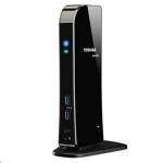 Toshiba Dynadock Universial Docking Station, 2 x USB Ports - Network (RJ-45) - Microphone - Docking