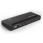 Wavlink WL-UG69PD2-PRO USB-C Dual 4K DisplayLink Docking Station with 100W Power Delivery DP1.2 x2, HDMI2.0 x2, USB-C x3, USB3.0 x4, RJ45, 3.5mm Audio in/out