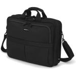 Dicota ECO Top Traveller Carry Bag for 14-15.6 inch Notebook /Laptop (Black) Suitable for Business , with shoulder strap A light notebook case with protective padding and smart storage