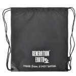Generation Earth Evol EVACC9 Recycled Drawstring Backpack - Black