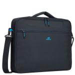 Rivacase Regent Clamshell Carry Bag for 15.6 inch Notebook / Laptop (Black) Suitable for Business