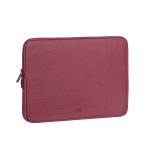 Rivacase Suzuka Laptop Sleeve for 14" Notebook - Red with Water Resistant Fabric