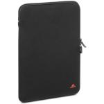 Rivacase Antishock Laptop Vertical Load Sleeve for 13.3"-14" MacBook - Black Memory Foam for Ultimate Protection - Also Fit Ultrabooks & Tablets
