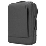 Targus Cypress 15.6" Convertible Backpack for 15.6" Laptops- Grey Mesh Back Panel - Fabric - Shoulder Strap - Handle - Trolley Strap