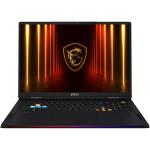 MSI Titan 18 HX AI A2XWIG-023NZ NVIDIA RTX 5080 Gaming Laptop 18" UHD+ MiniLED 120Hz Intel Core Ultra 9 285HX - 64GB RAM - 6TB SSD - Win 11 Pro - AX Wi-Fi 7 + BT5.4 - Per-Key RGB Keyboard - 2Y Warranty