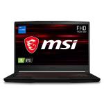 MSI GF63 Thin 11UC 15.6" FHD Gaming Laptop -- i5-11400H/8GB/512GB SSD/RTX3050 4GB -- Win11 Home , Single Backlit Keyboard ( Red ), USB-C & HDMI