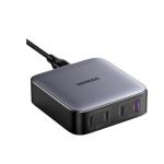 UGREEN Nexode CD328 100W 4 Ports GaN USB-C Desktop Power Charger - 1x USB-A & 3x USB-C - Compatible with MacBook Pro, iPhone 14/14 Plus/14 Pro/14 Pro Max/13/12, Galaxy S22, iPad, Steam Deck and More