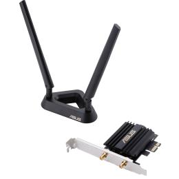 ASUS PCE-AX58BT MU-MIMO Dual-Band AX3000 + Bluetooth5.0 PCI-E Wireless Adapter, Low Profile Bracket Included