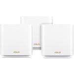 ASUS ZenWiFi XT8 Wi-Fi 6 Mesh Wi-Fi System - 3 Pack, White, MU-MIMO, Tri-Band AX6600, 1 x 2.5Gbps WAN Port, 3 x Gigabit LAN Port, HyperFibre Ready
