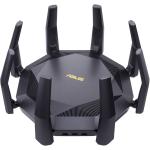ASUS RT-AX89X (AX6000) Dual Band 12-stream AX WiFi 6 Extendable Gaming Router Dual 10G Ports - Gaming Port - Mobile Game Mode - Subscription-free Network Security - Instant Guard - VPN - AiMesh Compatible