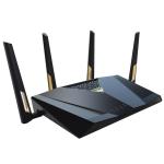 ASUS RT-BE88U Dual-Band WiFi 7 AiMesh Extendable Performance Router 4K-QAM - MLO - Dual 10G Ports - SFP+ - Four 2.5G Ports - 4x 1G Ports - 34G WAN/LAN Capacity - Subscription-Free Network Security - VPNs