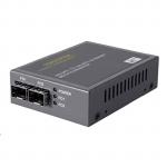 CTS Dual SFP+ 10G Media Converter   Supports SInglemode & Multimode SFP+ 3R Optical Signal Regenerat