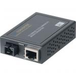 CTS Compact Fast Ethernet WDM       Converter 10/100Base-TX RJ45 to 100Base-FX SC Single-Mode 20Km, RX:1310nm, RX:1550nm.