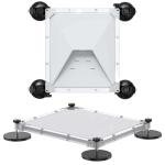 HLLS STLM-MRM127 Starlink mini magnetic roof mount Includes 4x heavy duty magnetic mounts & 4x suction mounts