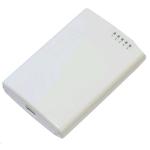 MikroTik RB750P-PB PowerBox outdoor five Ethernet port router with PoE output on four ports to supply power to four PoE capable devices such as our SXT or others.
