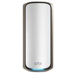 NETGEAR Orbi RBE970 BE27000 Quad-Band WiFi 7 Add-on Satellite - White NETGEAR Armor 1-Year Subscription included