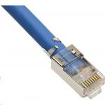 PlatinumTools Cat6A Shielded Plug. 10G plug for Cat6A shielded cable. 50pc bag. External Ground